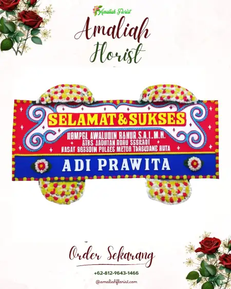 Papan Bunga Ucapan Selamat Sumberkima